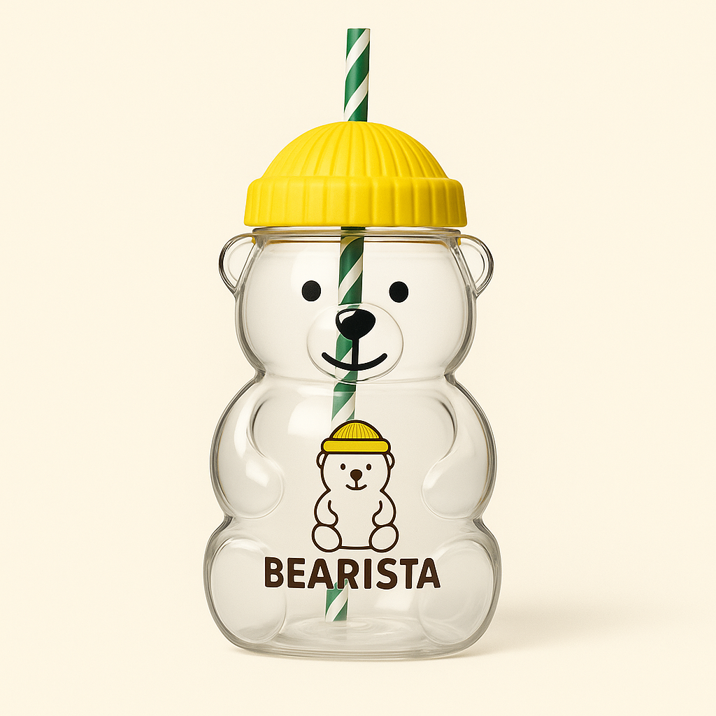 1000 PIECES Bearista 20oz Glass Cold Cup Wholesale CUSTOM WHOLESALE